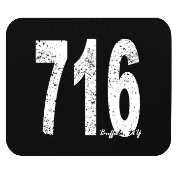 Discover Vintage Buffalo Area Code 716 Mouse Pads
