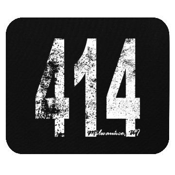 Discover Vintage Milwaukee Area Code 414 Mouse Pads