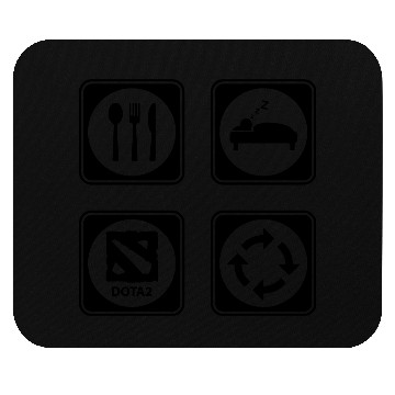 Discover Eat Sleep DOTA2 Repeat Mouse Pads