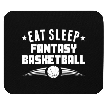 Discover Eat Sleep Fantasy Basketball Mouse Pads