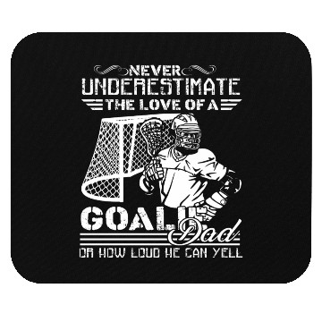 Discover Lacrosse Goalie Dad Mouse Pads