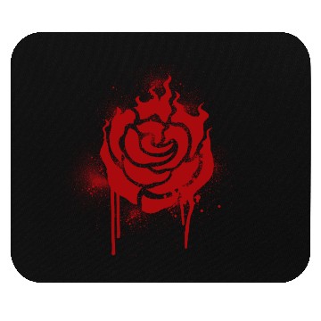 Discover RWBY Ruby Spray paint Rose Mouse Pads
