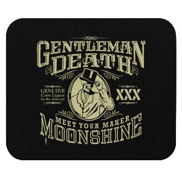 Discover Gentleman Death Moonshine Mouse Pads