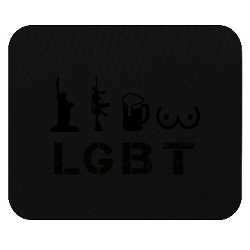 Discover LGBT-liberty, Guns, Beer and Tits Mouse Pads