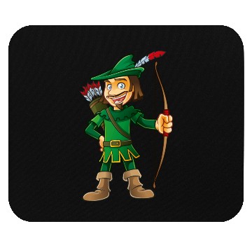 Discover Robin Hood-arrows-bow-tale Mouse Pads