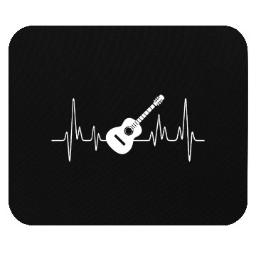 Discover Acoustic Guitar Heartbeat Mouse Pads