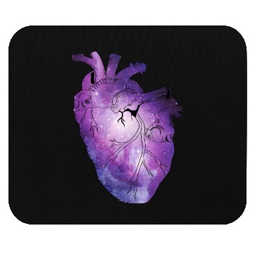 Discover Galaxy Beating Heart Mouse Pads