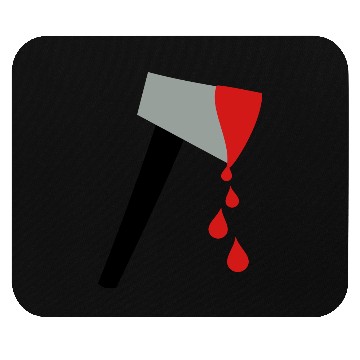 Discover axe hatched tree felling halloween Mouse Pads
