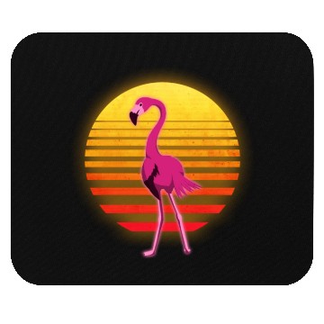 Discover Neon Flamingo Mouse Pads