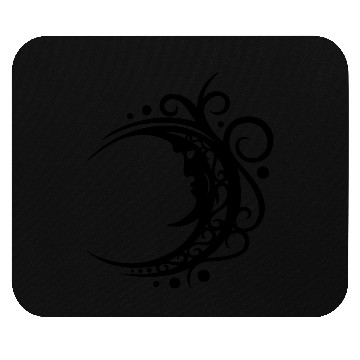 Discover Moon Half Moon Tattoo Mouse Pads