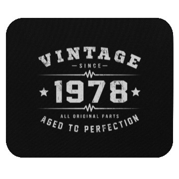 Discover 1978 Aged To Perfection Mouse Pads