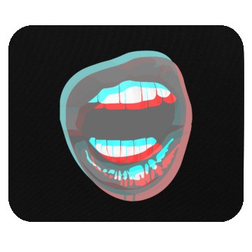 Discover Black Illusion Mouse Pads