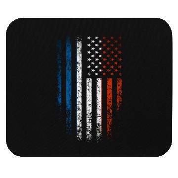 Discover France US Flag Grunge Mouse Pads
