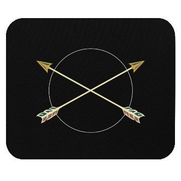 Discover arrows crossed Mouse Pads