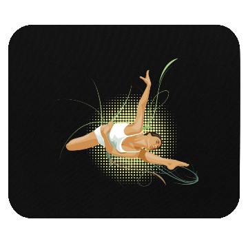 Discover Yoga Woman Mouse Pads