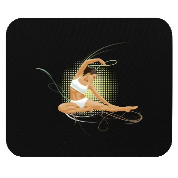 Discover Yoga Woman Mouse Pads