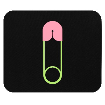 Discover Safety pin closed Mouse Pads