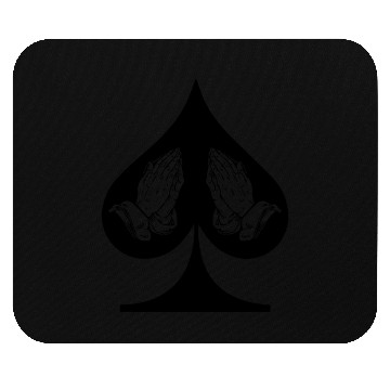 Discover Ace of Spade Praying Hands Mouse Pads
