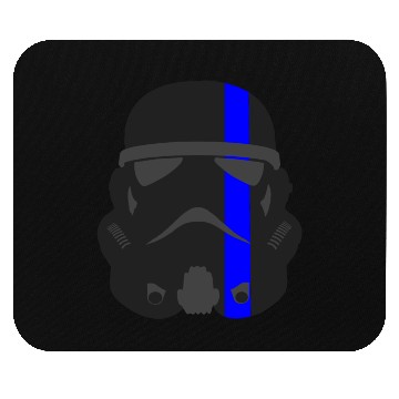 Discover Thin Blue Line - Storm Trooper Mouse Pads