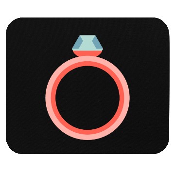 Discover Engagement Ring Mouse Pads