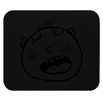 Discover Scared boy Mouse Pads