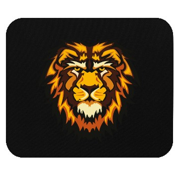 Discover Lion head Mouse Pads