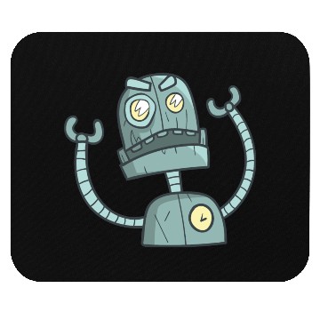 Discover Angry robot Mouse Pads
