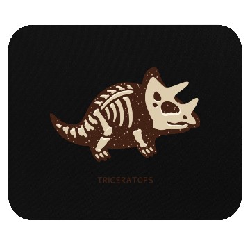 Discover Triceratops Mouse Pads