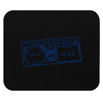 Discover Vintage Post Stamp Mouse Pads
