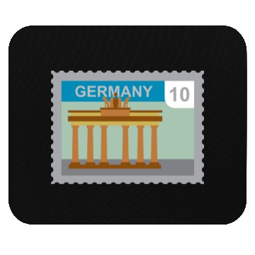 Discover germany mail stamp Mouse Pads