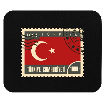 Discover turkey post stamp Mouse Pads