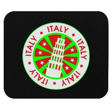 Discover italy sticker Mouse Pads