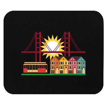 Discover san francisco Mouse Pads