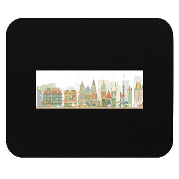 Discover prague Mouse Pads