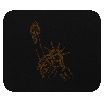 Discover statue of liberty Mouse Pads