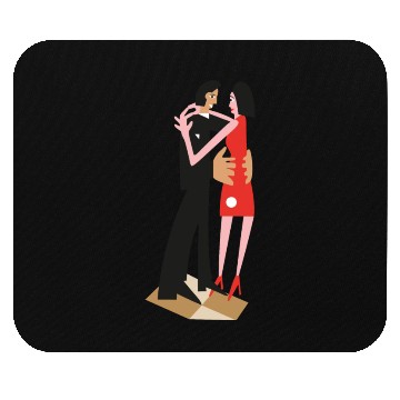 Discover dancing couple Mouse Pads