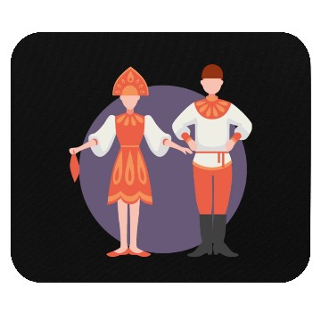Discover dancing couple Mouse Pads