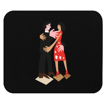 Discover dancing couple Mouse Pads