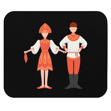 Discover dancing couple Mouse Pads