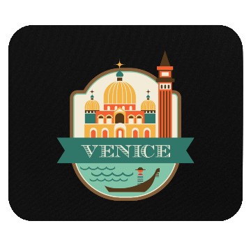 Discover venice italy Mouse Pads