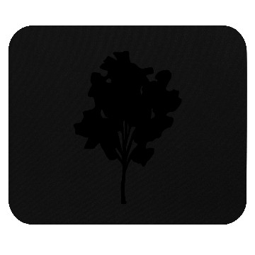 Discover tree silhouette Mouse Pads