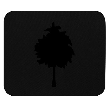 Discover tree silhouette Mouse Pads