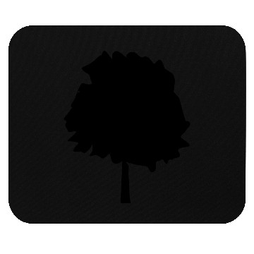 Discover tree silhouette Mouse Pads