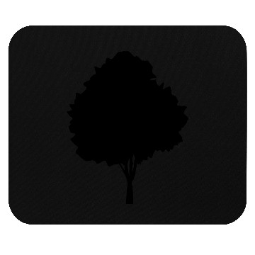 Discover tree silhouette Mouse Pads