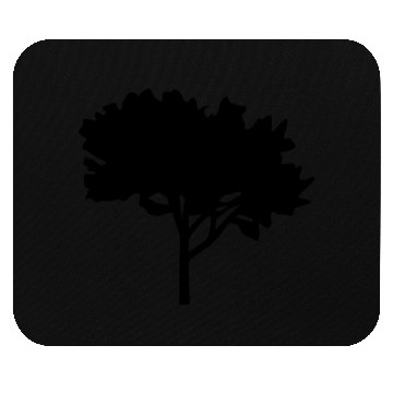 Discover tree silhouette Mouse Pads