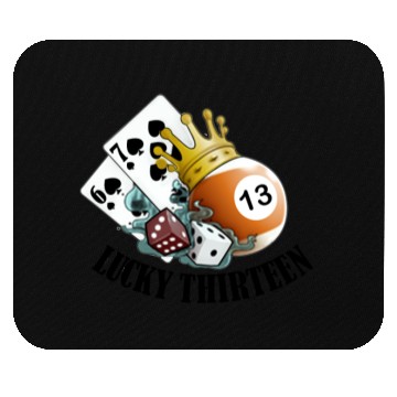 Discover Lucky Thirteen Mouse Pads