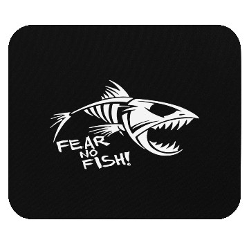 Discover Fear No fish Bone Mouse Pads