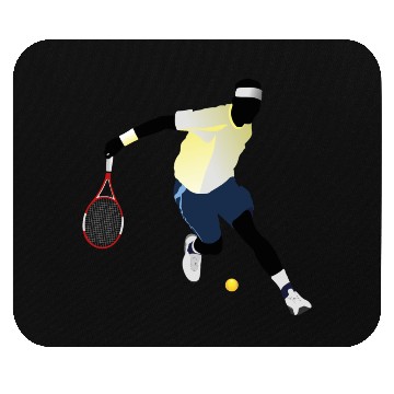 Discover tennis player Mouse Pads