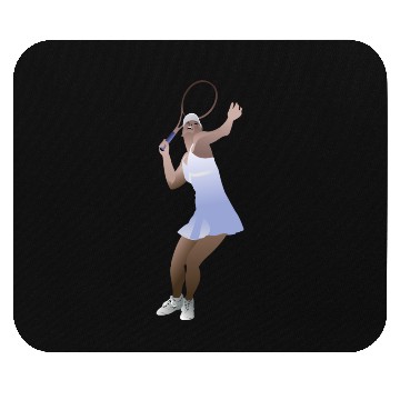 Discover tennis player Mouse Pads