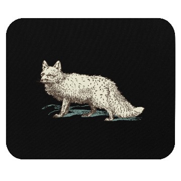 Discover Arctic fox Mouse Pads